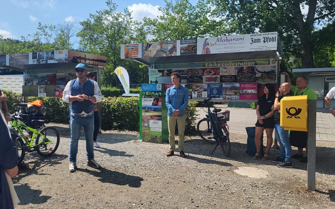Feierliche Eröffnung der zwei E-Bike Ladestationen für die Insel Mainau